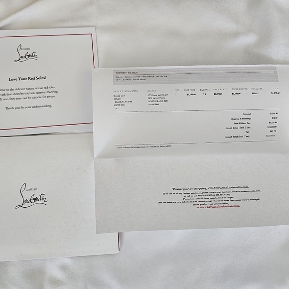 *Prestine* Christian Louboutin spiked slip on sneakers. With Reciept